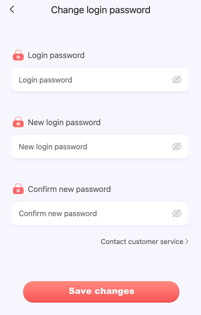 66Lottery password confirmation and Save Changes step
